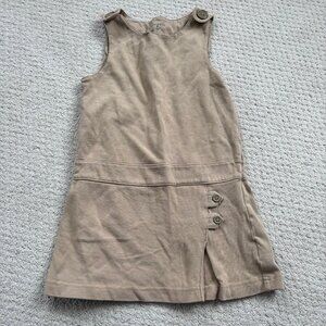 Lands end tan school uniform jumper dress